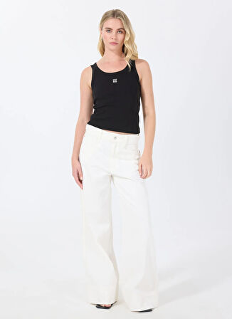 Boss Normal Bel Normal Beyaz Kadın Pantolon 50537020