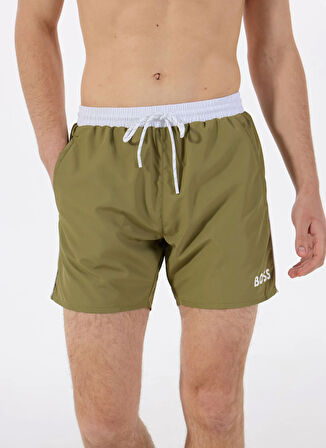 Boss Haki Erkek Şort Mayo Starfish