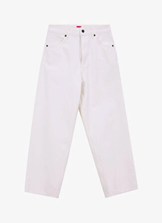 Hugo Yüksek Bel Normal Paça Modern Fit Ekru Kadın Denim Pantolon 50535134