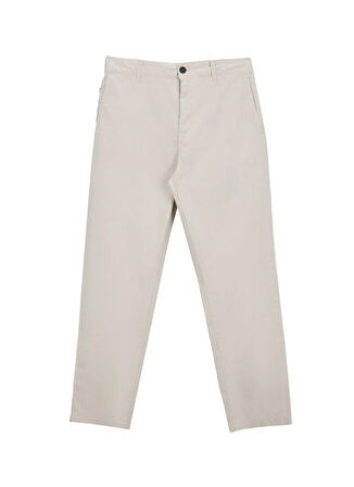Boss Normal Bel Normal Paça Bej Erkek Chino Pantolon Chino-Tapered