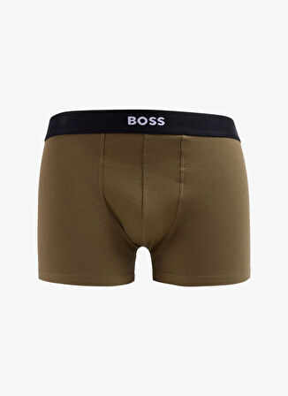 Boss Siyah - Haki Erkek Boxer Trunk 2P Gift