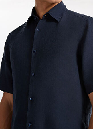 Boss Regular Fit Gömlek Yaka Lacivert Erkek Gömlek Rash