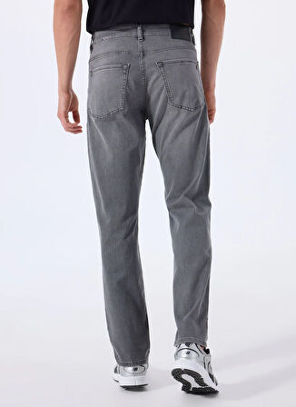 Gri Erkek Normal Bel Regular Fit Denim Pantolon RE.MAINE