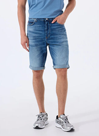 Mavi Erkek Normal Bel Tapered Fit Denim Şort 50537719_HUGO 634/S 10271026 01