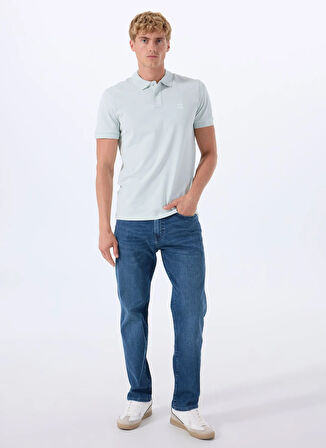 Lacivert Erkek Normal Bel Regular Fit Denim Pantolon RE.MAINE