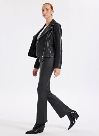 Boss Siyah Kadın Deri Ceket 50541769