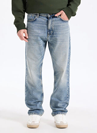 Hugo Normal Bel Regular Fit Mavi Erkek Denim Pantolon 50542901_HUGO 640