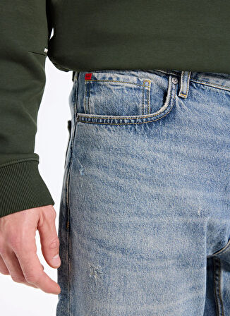 Hugo Normal Bel Regular Fit Mavi Erkek Denim Pantolon 50542901_HUGO 640