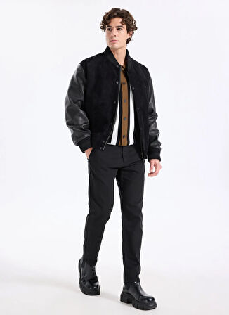 Hugo Siyah Erkek Deri Mont 50541881_Laxe