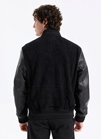 Hugo Siyah Erkek Deri Mont 50541881_Laxe