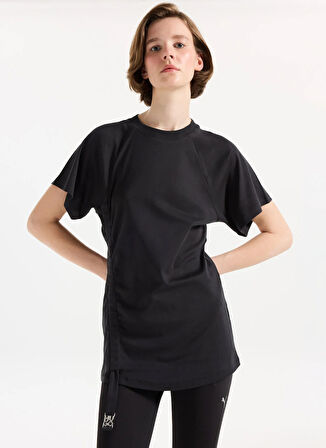 Hugo Bisiklet Yaka Siyah Kadın T-Shirt 50542762