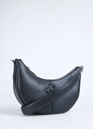 Boss Siyah Kadın Çapraz Çanta Anett Halfmoon