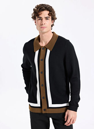 Hugo Düz Siyah Erkek Hırka 50543770_Splon