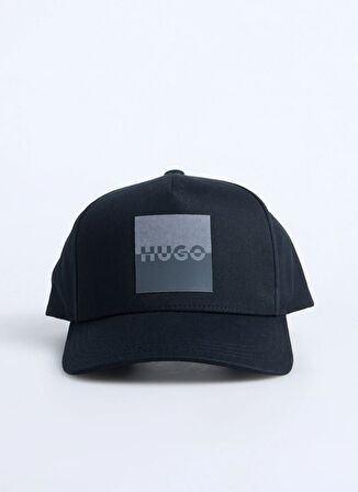 Hugo Siyah Erkek Şapka 50544431_Marsel-Splitted-Logo