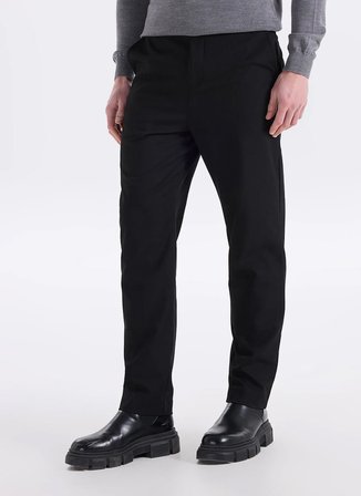 Hugo Normal Bel Slim Fit Siyah Erkek Chino Pantolon 50546286_Genar253