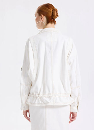 Boss Standart Beyaz Kadın Ceket 50541422