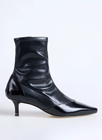 Boss Siyah Kadın Topuklu Bot Charlize_Btie50_ABSR