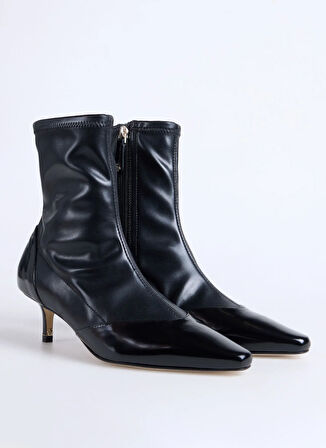 Boss Siyah Kadın Topuklu Bot Charlize_Btie50_ABSR