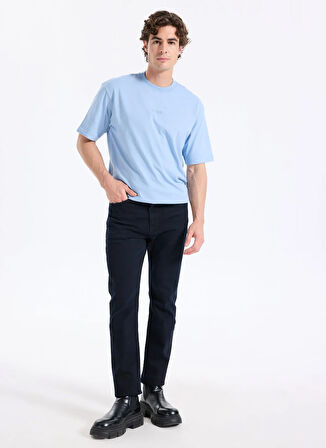 Hugo Normal Bel Slim Fit Koyu Mavi Erkek Denim Pantolon 50542677_HUGO 708