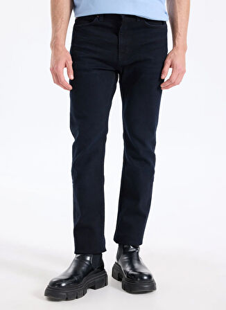 Hugo Normal Bel Slim Fit Koyu Mavi Erkek Denim Pantolon 50542677_HUGO 708