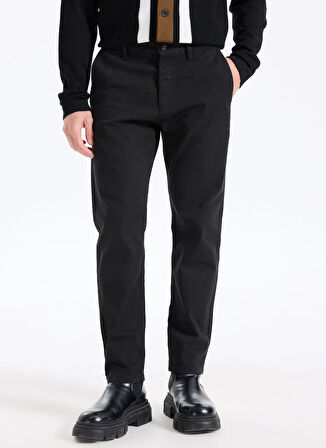 Boss Normal Bel Normal Paça Siyah Erkek Chino Pantolon Chino_tapered