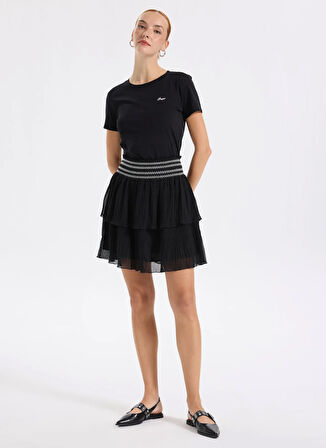 Boss Yüksek Bel Siyah Kadın Kısa Etek 50544043