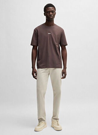Boss Normal Bel Normal Paça Bej Erkek Chino Pantolon Chino_tapered