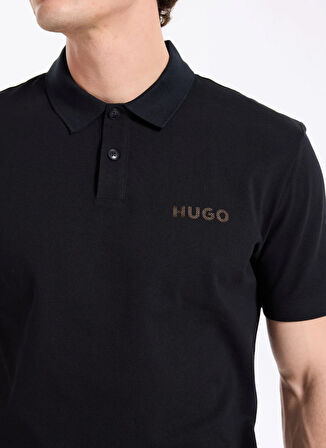 Hugo Düz Siyah Erkek Polo T-Shirt 50542830_Dirlmere