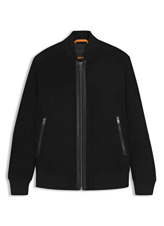 Boss Siyah Erkek Deri Ceket Johice