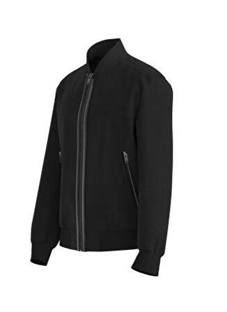 Boss Siyah Erkek Deri Ceket Johice