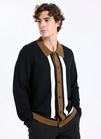 Hugo Düz Siyah Erkek Hırka 50543770_Splon