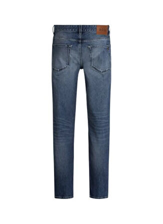 Boss Normal Bel Normal Paça Regular Fit Mavi Erkek Denim Pantolon Re.Maine Selvedge BO