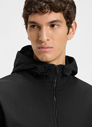 Boss Kapüşon Yaka Siyah Erkek Sweatshırt Ze__hood