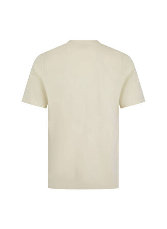 Boss Bisiklet Yaka Ekru Erkek T-Shirt Te_Container