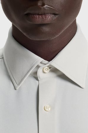Boss Slim Fit Gömlek Yaka Uzun Kollu Gömlek Erkek GÖMLEK 50545428 131 EKRU