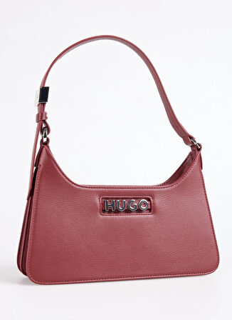 Hugo Bordo Kadın Omuz Çantası 50552205611