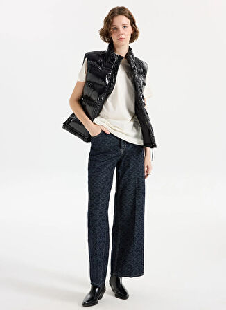 Hugo Yüksek Bel Bol Paça Normal Lacivert Kadın Denim Pantolon 50541522