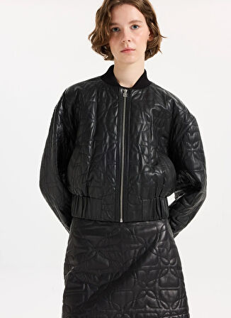 Hugo Siyah Kadın Deri Ceket 50542331