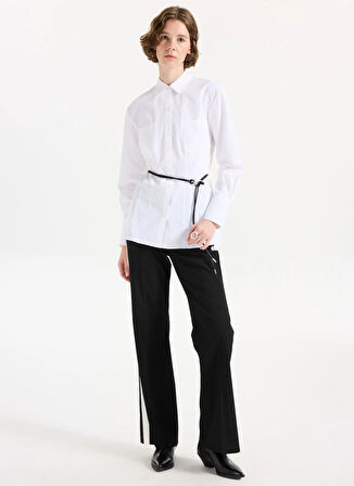 Hugo Normal Gömlek Yaka Beyaz Kadın Gömlek 50543364