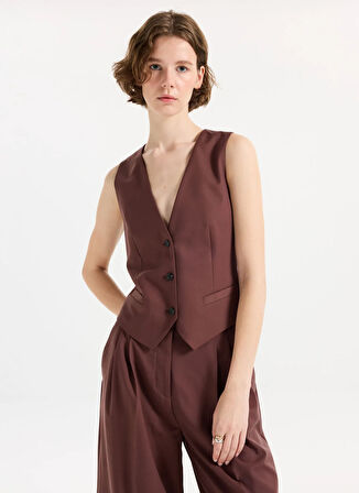 Hugo Kahve Kadın Yelek 50545278