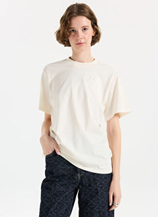 Hugo Bisiklet Yaka Beyaz Kadın T-Shirt 50550901