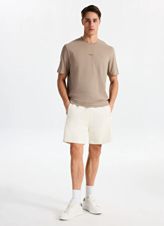 Boss Bisiklet Yaka Kahve Erkek T-Shirt TChup