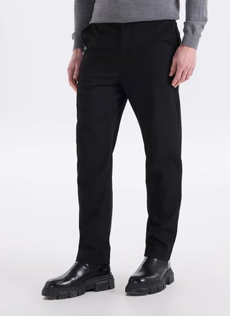 Hugo Normal Bel Slim Fit Siyah Erkek Chino Pantolon 50546286_Genar253