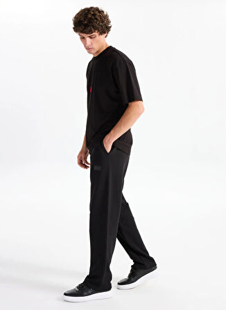 Hugo Relaxed Siyah Erkek Eşofman Altı 50546683_Delastpan