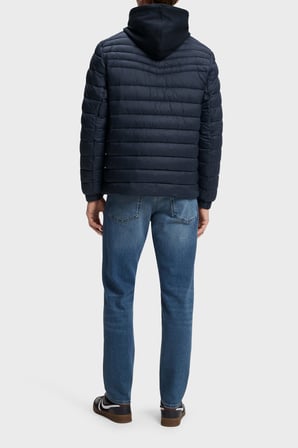 Boss Kapitoneli Slim Fit Dik Yaka Mont Erkek MONT 50549252 404 LACİVERT