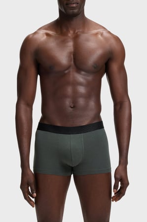 Boss Pamuklu Logolu 3 Pack Boxer Erkek BOXER 50546808 970 Siyah-Lacivert-Yeşil