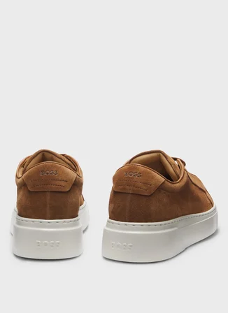 BOSS Kahverengi Kadın Deri Sneaker Gabry_Tenn_sdltW