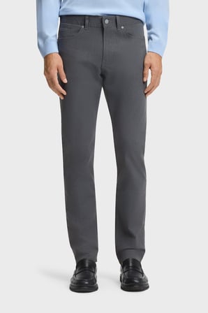 Boss Pamuklu Slim Fit Normal Bel Düz Paça Pantolon Erkek KOT PANTOLON 50551419 047 GRİ