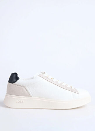 Boss Ekru Erkek Sneaker Bulton Runn