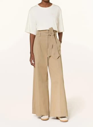 Boss Yüksek Bel Oversize Camel Kadın Pantolon 50558111